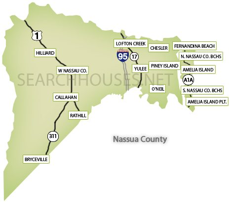 Nassau County Map