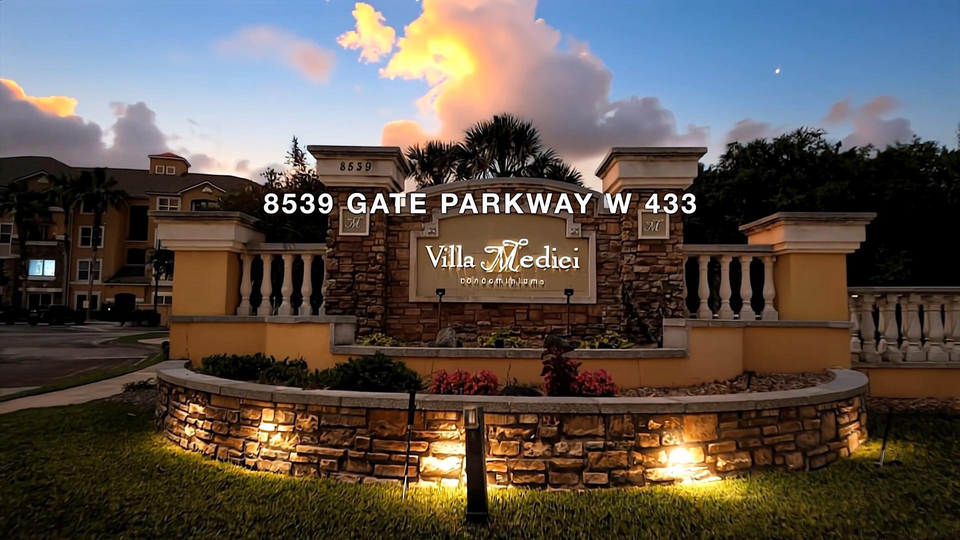 entrance to villa medici 853 9gate parkway w 433, serenata beach, ponte vedra beach condos